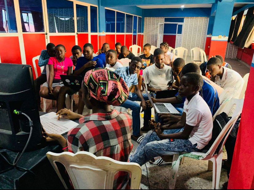 Students learning